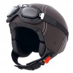 Casco caberg century marrone