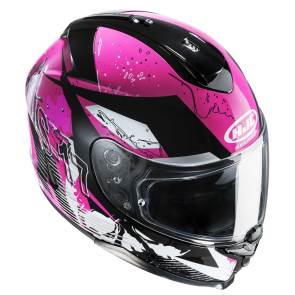 Hjc  Is-17 Pink Rocket Helmet