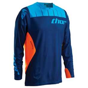 Thor Core Contro Jersey navy-flo orange