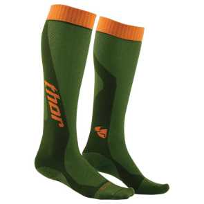 Thor MX Cool Sock green-orange