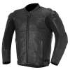 Alpinestars Black Shadow Hades Leather Jacket